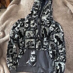Disney Villians Zip Up Hoodie Medium